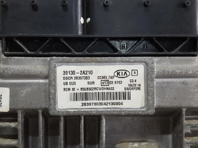 Módulo de unidad de control del motor ECU KIA Rio Pride 2014 totalmente nuevo 391302A210 Foto 2 de 4