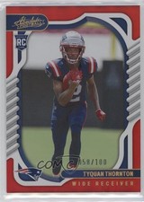 2022 Panini Absolute Rookies Spectrum Red 58/100 Tyquan Thornton #122 13c1