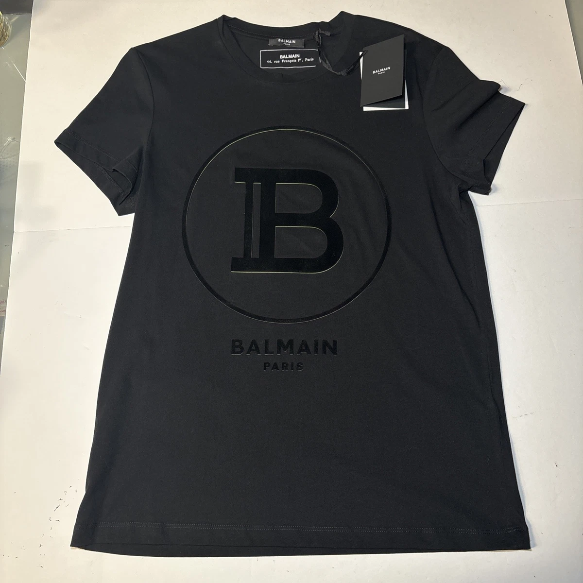 Balmain Black T-Shirts for Men for sale | eBay