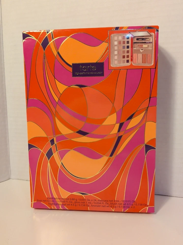 TARTE Paintbox Collectors Makeup Case Eye Shadow Mascara Blush Lip Holiday 2016 - Image 3 of 4