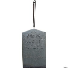 Halloween 1978 Holiday Horrors Ornament  Judith Myers Tombstone