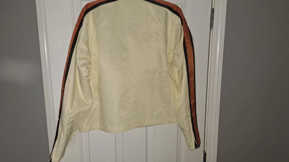 Vintage Women’s Harley Davidson Jacket XL With Stripes Y2K Biker - Image 2 of 4