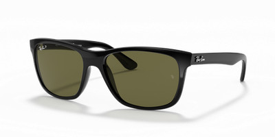 Ray-Ban RB4181 Black/G-15 Green Polarized 57 mm Sunglasses RB4181 601/9A 57-16