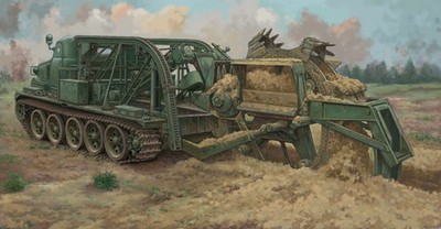 Trumpeter 09502 BTM-3 HIGH SPEED TRENCH DIGGING VEHICLE 1:35 Model Kit
