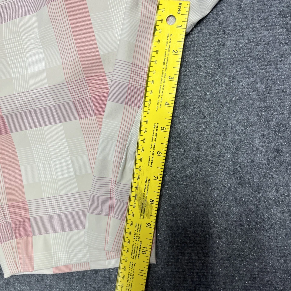 Шорты в клетку женские Nike Golf размер 8 Pro Fit розовые и лавандовые. 450B7TM - Изображение 3 из 4