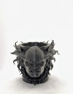 1pc 3D We also print art flower pots in various styles and accept custom orders