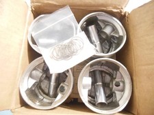 1948 - 1953 Ford Pistons Aluminum Dome Top .040 Oversize Wpins Clips Nos 1948 - 1953 Ford Pistons Aluminum Dome Top .040 Oversize Wpins Clips Nos
