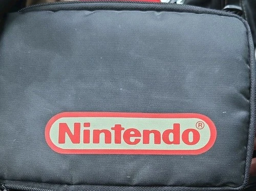 Vintage 89 Super Nintendo Soft Carrying Case Game Travel Bag Collectors Rare