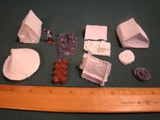 1/72 - 1/76 Custom Blend Set Asst. Tents 10 pc Plastic