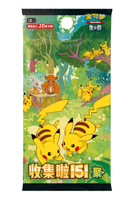 IN STOCK Pokémon TCG Chinese Collect 151C Gather Jumbo Booster Box