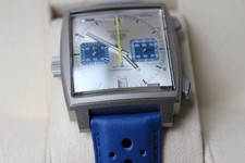 Tag Heuer Titanium Monaco Racing Blue Chronograph CAW218C.FC6548 BOX PAPERS! WOW 13