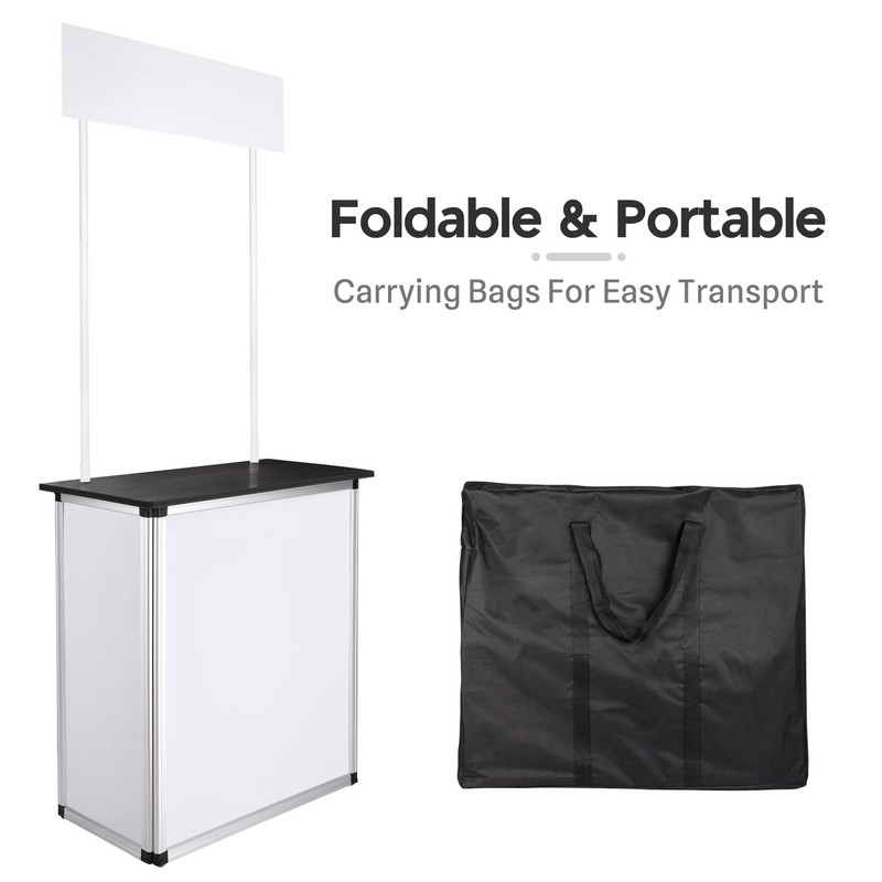InstaHibit Popup Promotion Counter Table Booth Display Banner Stand Tradeshow