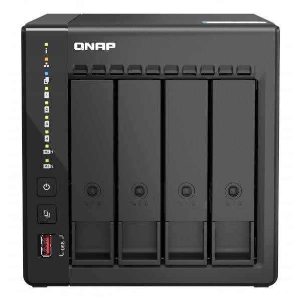 QNAP TS-453E NAS Tower Intel® Celeron® J6412 8 GB 0 TB QNAP QTS Nero - Immagine 3
