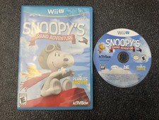 SNOOPY'S GRAND ADVENTURE WII U NINTENDO WIIU WII U GAME & CASE NES HQ