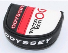 Odyssey White Hot OG Mid Mallet Putter Headcover Golf Club Very Good Condition 