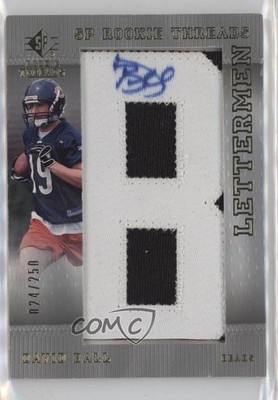 2007 SP Rookie Threads Lettermen 24/250 David Ball #148 Auto RC 12jy