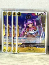 Perona - OP14-111 x4 PLAYSET The Azure Sea's Seven Foil