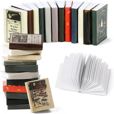 Christmas Mini Books, 24pcs 1:12 Miniature Books, Tiny Books for Dollhouse Acces