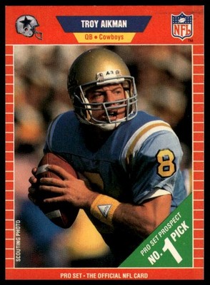 1989 Pro Set #490 Troy Aikman