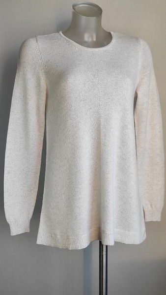 Women White Label Sweater White Cashmere L