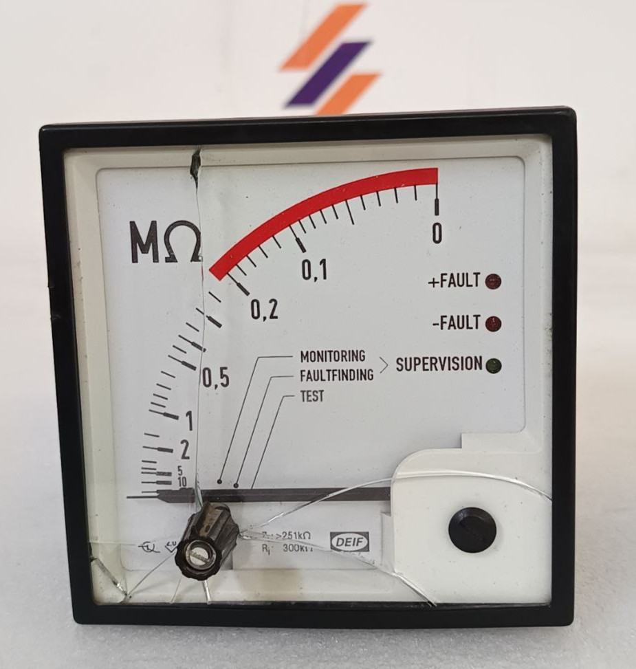 DEIF SIM-Q | 1200024118C MEGA OHM NETWORK INSULATION MONITOR {DAMAGED} *USED*