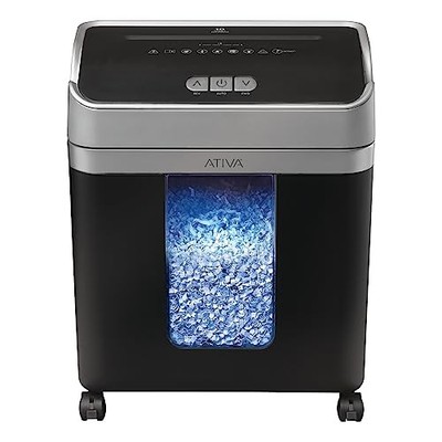 ATIVA 10 SHEET MICRO-CUT SHREDDER A10MC19 - BLACK