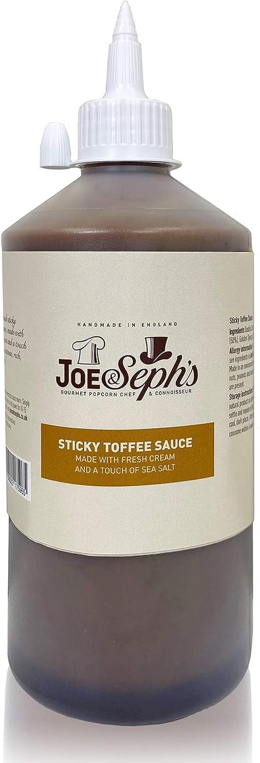 Sticky Toffee Caramel Sauce 1kg - Great Taste Award Ice Cream Topping