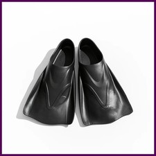 Snorkel Fins Swim Flippers Adjustable Silicone Open Heel Diving Short Flippers