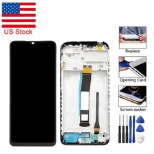For Xiaomi Redmi 10C LCD Display Touch Screen Digitizer Assembly w/ Frame +Tools