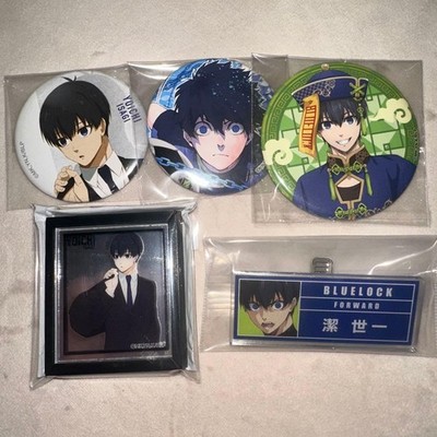 Blue Lock Yoichi Isagi Can Badge Base Yard Mirror Magnet Name Badge Lot