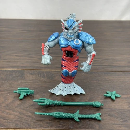 Vintage 1992 TMNT Merdude Action Figure 100% Complete Ninja Turtles Playmates