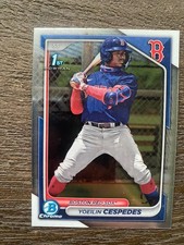 2024 Bowman Chrome Prospects Yoeilin Cespedes Rookie Card BCP-139 Boston Red Sox