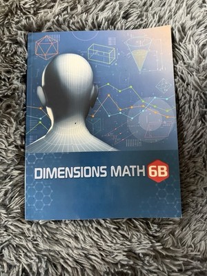 Dimensions Math 6B Textbook (Paperback)