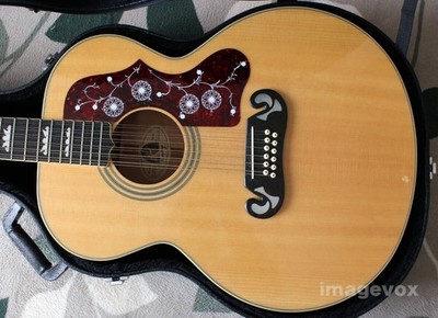 Acoustic Guitar Epiphone EJ-212 Natural 12-String with Hard Case
