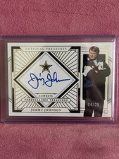 2025 National Treasures JIMMY JOHNSON /25 On Card Auto PERSONALIZED TREASURES
