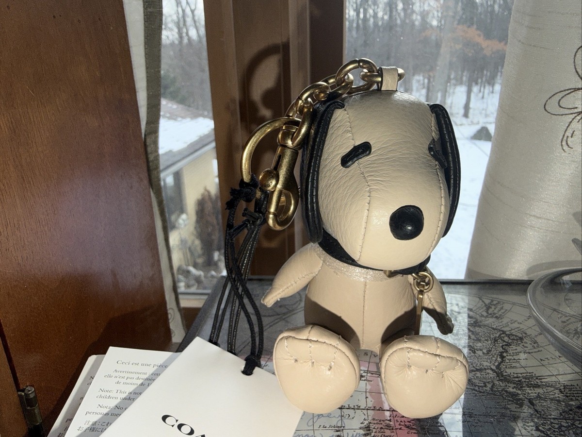 Coach X Peanuts Snoopy Bag Charm CBH29 | eBay