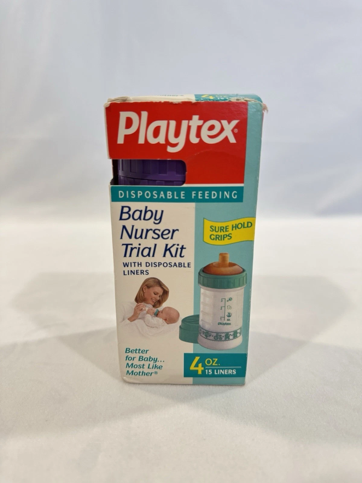 New Vintage Playtex Baby Nurser Trial Kit 4 Oz Baby Bottle, Bags, Nipple
Opens in a new window or ta
