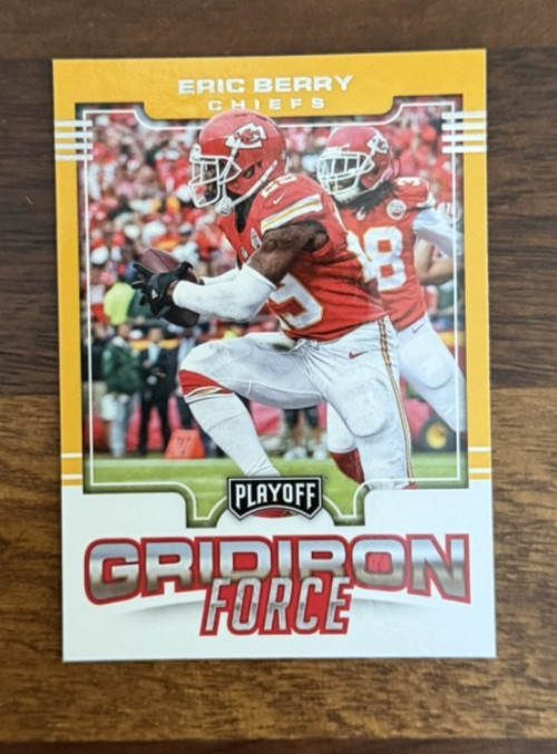 2017 Panini Playoff Gridiron Force #20 Eric Berry Kansas City Chiefs