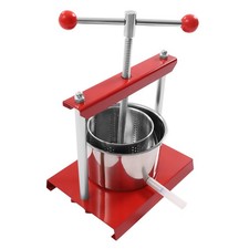 Cheese Tincture Herb Fruit Wine Manual Press 0.8 Gal Power Ball Handle for Juice