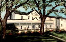 Midway Hotel, East Side, Conneaut Lake, PA, Amos C. Quig Postcard
