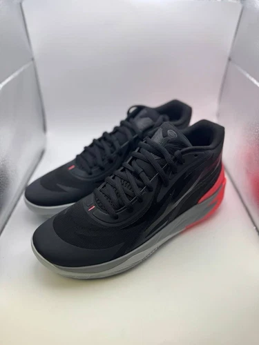 [378287-01] Mens Puma LAMELO BALL MB.02 'PUMA BLACK SUNSET GLOW' size 12