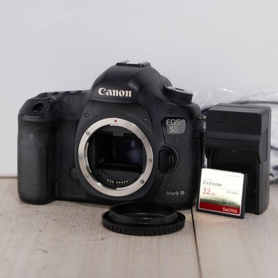 Canon Eos 5D Mark III DSLR Camera Body *TESTED* W 32gb CF Card SHUTTER 175,013