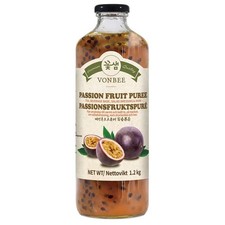 Vonbee Passion Fruit Puree Drink Cold Hot Tea Salad Dressing Bottle Pack 1.2kg