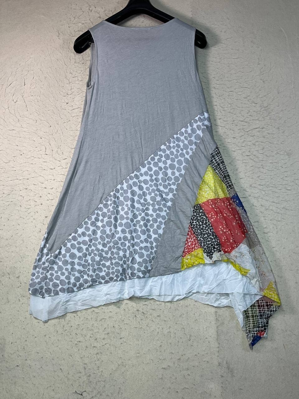 Chalet Et Ceci Abstract print patchwork Short Dre… - image 2