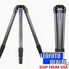 Leofoto Professional Camera LM-404CL Tripod with 100mm Video Bowl/Platform, Bag