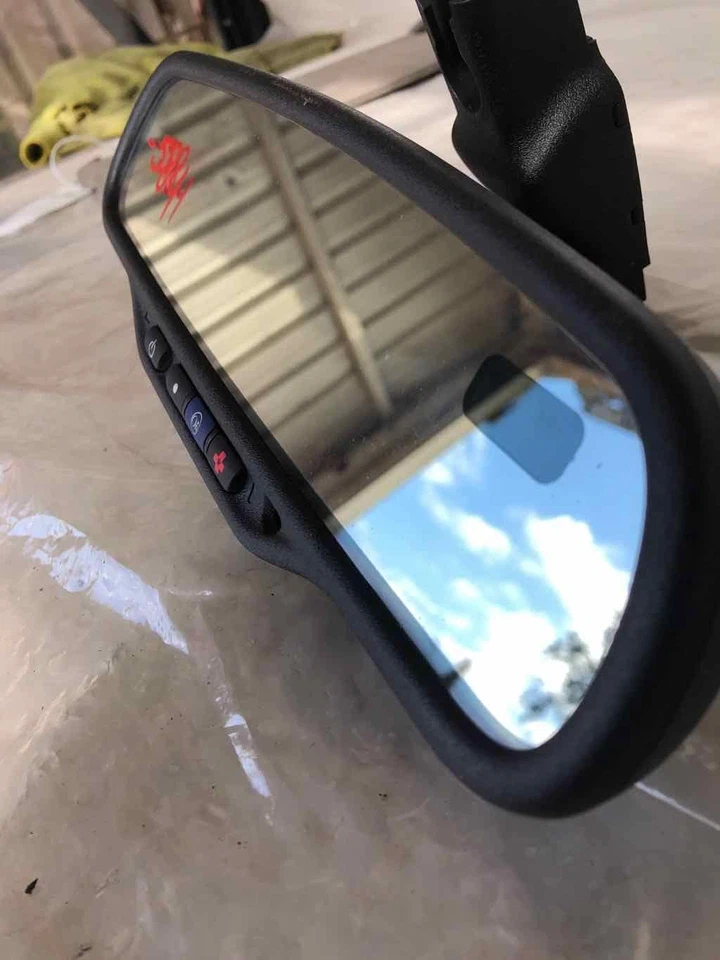 Внутреннее зеркало заднего вида 2000 - 2004 CADILLAC SEVILLE SLS с телематикой изготовитель оборудования - Изображение 2 из 4