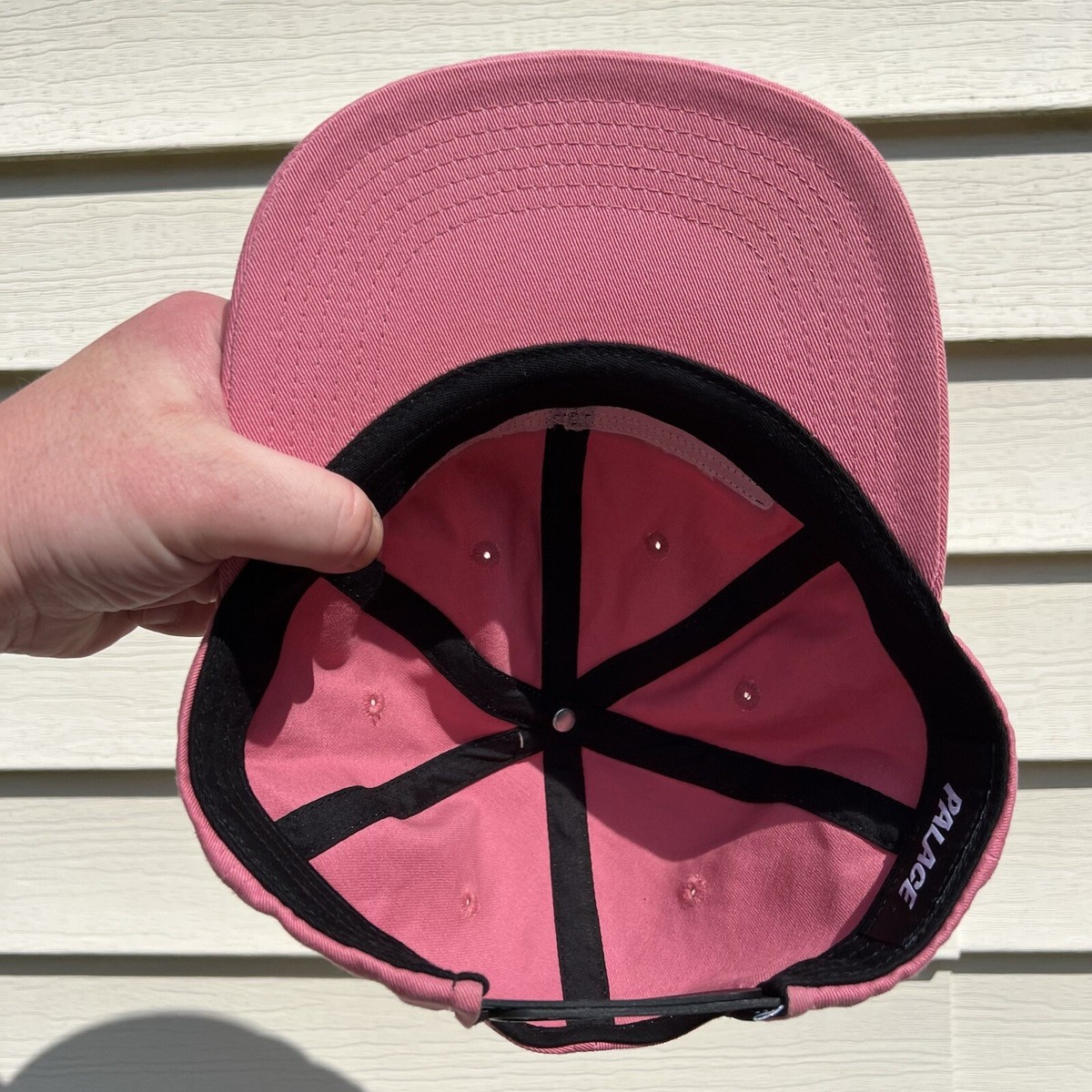 Palace Pink 6 Panel Snapback Hat | eBay