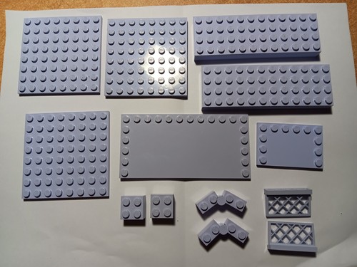 LEGO LOT OF LIGHT VIOLET LATTICE PLATE 8X8 BRICK 4X12 FENCE MORE RARE COLOR