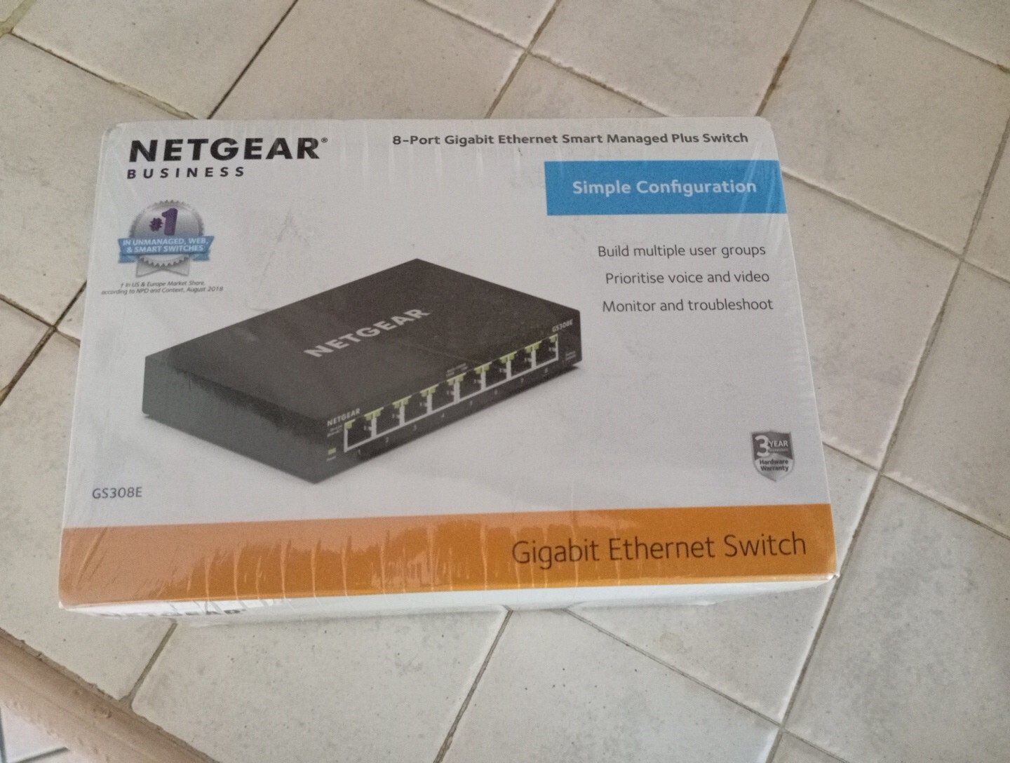 * Netgear GS308E Managed Gigabit Ethernet (10 100 1000)