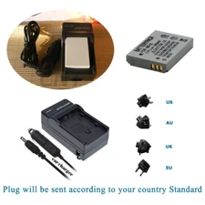 Battery / Travel Charger for Canon NB-5LH CB-2LXE PowerShot SX210 IS SX230 HS